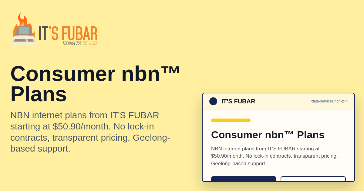 Nbn Service Class Examples IT'S FUBAR | NBN Services