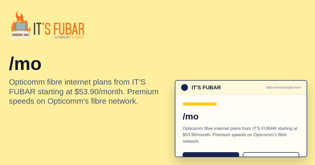 IT'S FUBAR | Opticomm Services